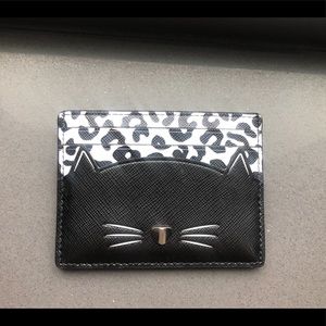Kate Spade Meow Cat Small Slim Cardholder (New with Tag)